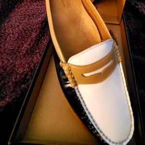 G.H Bass Diane penny slides Navy /multi